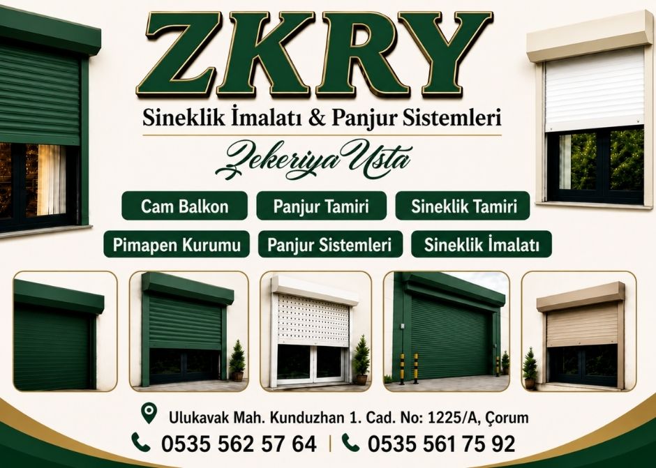 Çorum Panjur Kepenk Tamiri 